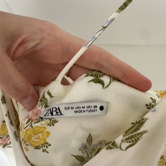 ZARA PRINTED MIDI DRESS - Picture 5 of 7